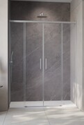 Radaway Idea 8 DWD Brushed Nickiel drzwi wnękowe 160cm szczotkowany nikiel 10380435-91-01/10390368-01-01