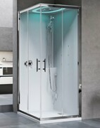 Novellini Eon A80-90 kabina kwadratowa z hydromasażem 80x80 EONA89M1F-1AK