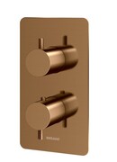 Kohlman Axel Brushed Copper podtynkowa bateria termostatyczna wannowo-prysznicowa z trzema wyjściami miedź szczotkowana QW433ABC **ZAPYTAJ O RABAT!**