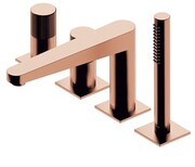 Omnires Contour bateria wannowa 4-otworowa miedź szczotkowana CT8032CPB