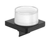 Roca Tempo dozownik szklany ścienny Titanium Black z odporną powłoką Everlux A817037CN0