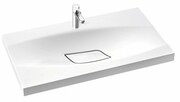 Marmorin Noel 800 umywalka wpuszczana w blat 80x45 bez przelewu i z otworem na baterie biała 580080020011