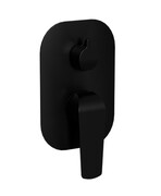 Excellent Clever 2.0 bateria prysznicowo-wannowa podtynkowa, 2 funkcyjna, czarny soft AREX.4145BS