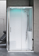 Novellini Eon kabina prostokątna z hydromasażem 120x90 prawa EON2P290DT1-1AK