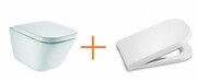 Roca Gap Rimless Miska wc wisząca+deska wolnoopadająca A34647L000/A801472006