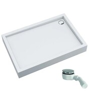 Schedpol Schedline Favory Plus brodzik prostokątny 100x80x16cm Biały 3ST.F1P-80100