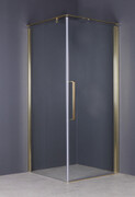 Sea Horse Fresh Line Złoty kabina kwadratowa 80x80x200 cm przejrzyste BK260T08Z