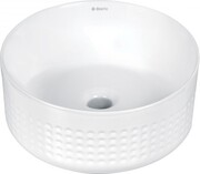 Deante SILIA HEXA Umywalka ceramiczna nablatowa asymetryczna CDX_6U3S