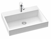 Marmorin Teo 600 umywalka wisząca 60x31 z otworem przelewowym i z otworem na baterie biała 641060020211