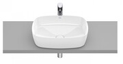 Roca FINECERAMIC umywalka nablatowa cienkościenna Soft 50x37 biała SUPRAGLAZE A327500S00