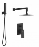 Excellent Keria zestaw natryskowy podtynkowy czarny AREX.SET.2045BL