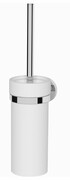 Oltens Gulfoss szczotka do WC wisząca z uchwytem biała ceramika/chrom 82101000