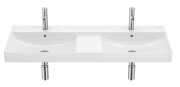Roca FINECERAMIC Ona umywalka ścienna podwójna 120x46 biała A32768B000