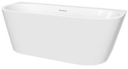 Oltens Hulda wanna wolnostojąca 170x80 cm przyścienna biały połysk 12021000