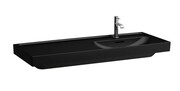Laufen Meda umywalka ścienna 120x46cm czarny mat H8171197161041