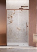 Radaway Idea 8 DWJ Brushed Copper drzwi wnękowe 130cm prawe szczotkowana miedź 10330670-93-01R/10350603-01-01