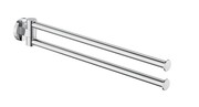 Roca Hotels wieszak ręcznikowy punktowy dwuramienny ścienny 40 cm Chrom A817578C00