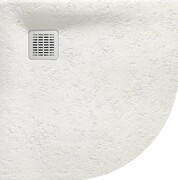 Roca Terran 90x90cm brodzik półokrągły konglomeratowy beżowy AP10538438401650