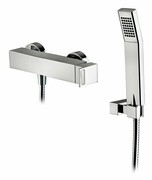 Paffoni Bateria natryskowa z kompletem natryskowym Effe chrom EF168DCR