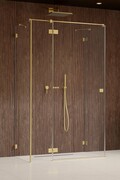 Radaway Essenza Pro Brushed Gold Kdj+S kabina 100x90x100cm lewa szczotkowane złoto 10097390-99-01L/10098100-01-01/10098100-01-01