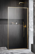 Radaway Modo F SL Gold II kabina Walk-in 100x201,6cm prawa złoty połysk szkło przejrzyste 10419104-09-01R
