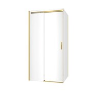 Excellent Rols kabina prostokątna 100x80 cm przejrzysta złoty połysk KAEX.2616.K.1000.0800.GL