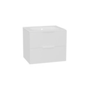 Excellent Tuto 2.0 szafka wisząca z umywalką PIK front gładki wysoki 60x50x46,5 cm biała MLEX.2172.K.60.0265.WHWH