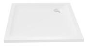 New Trendy Mild Brodzik akrylowy kwadratowy 90x90x4,5 cm biały B-0626