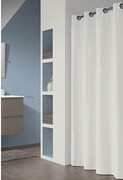 Sealskin Coloris biała zasłona prysznicowa tekstylna 180x200cm 232211310