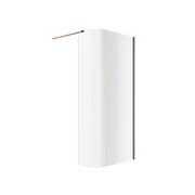 Excellent Vidoq walk-in ścianka prysznicowa gięta 93x200 cm, miedź szczotkowana KAEX.1507.930.LP.CB