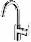 Deante Arnika Bateria umywalkowa stojąca z obrotową wylewką U chrom BQA 024M