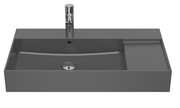 Roca FINECERAMIC umywalka ścienna 80x49 onyx A32752B640