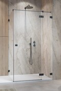Radaway Essenza Pro 8 Brushed GunMetal Kdj kabina 100x110cm prawa szczotkowany grafit/szkło przejrzyste 10480612-01-01R/10520345-92-01R/10540110-01-01
