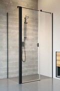 Radaway Nes Black Kds II kabina 110x90cm prawa czarny mat/szkło przejrzyste 10033110-54-01R/10040090-54-01