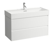 Laufen Lani szafka pod umywalkę 98x44cm biały połysk H4035621122611