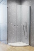 Radaway Eos PDD I kabina półokrągła 90x90 przejrzyste 137603-01-01