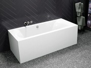 Riho Linares Plug&Play Back2Wall wanna prostokątna przyścienna 160x70cm lewa z obudową + nóżki B140011005