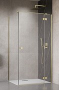 Radaway Essenza 8 Brushed Gold Kdj kabina 90x70cm prawa szczotkowane złoto 10480612-01-01R/10470237-99-01R/10113070-01-01