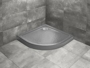 Radaway Doros A Compact Stone brodzik półokrągły 90x90cm antracyt SDRA9090-05-64S