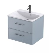 Oristo Lagom szafka podumywalkowa wisząca 60x50x45 szaroniebieski mat OR53-SD2S-60-16