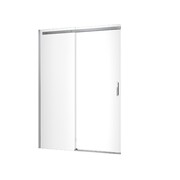 Excellent Rols drzwi wnękowe przesuwne 140 cm chrom szkło przejrzyste KAEX.2612.K.1400.CR