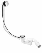 McAlpine syfon wannowy odpływowo-przelewowy pokrywa chrom HC31M-N2-1M