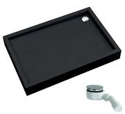 Schedpol Schedline Favory Plus brodzik prostokątny 120x90x16cm Black Stone 3ST.F1P-90120/C/ST