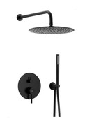 KFA MOZA BLACK podtynkowy zestaw prysznicowy z baterią 3 funkcyjną czarny 5039-501-81