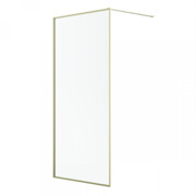 Radaway Modo F II Brushed Gold kabina Walk-in 120x201cm Szczotkowane Złoto szkło przejrzyste 10409124-99-01