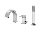 Paffoni Bateria wannowa 3-otworowa ELLE chrom EL040CR