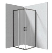 Deante Funkia Evo kabina prysznicowa prostokątna 80x90cm Titanium KYC_D089P