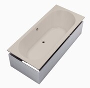 Schedpol Schedline Celicia Set wanna prostokątna z nośnikiem styropianowym Cashemere Mat 180x80cm 3WST.CS1P-18080/PK/MG