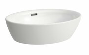 Laufen Pro B umywalka nablatowa z przelewem 52x39 biała H8129640001091