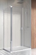 Radaway Nes 8 Kds II kabina 120x100cm prawa chrom połysk szkło przejrzyste 10087120-01-01R/10080100-01-01